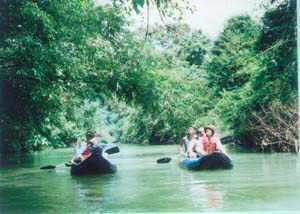 Kanu auf dem Sok River